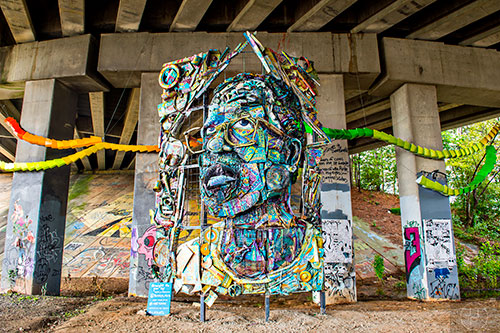 William Massey's piece for Art on the Beltline "Tony Comes Home".