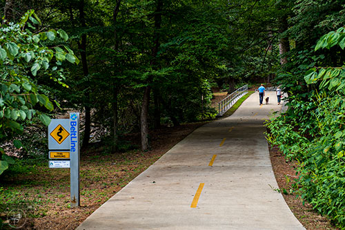 The Atlanta Beltline Northside Trail just past Collier Road. From Collier Road, the Northside Trail Spur is about .25 miles north.