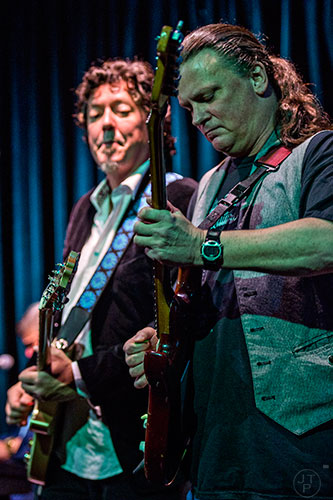 Atlanta Rhythm Section's Steve Stone (right) and Dave Anderson perform on stage at Eddie's Attic in Decatur on Friday, December 11, 2015. 