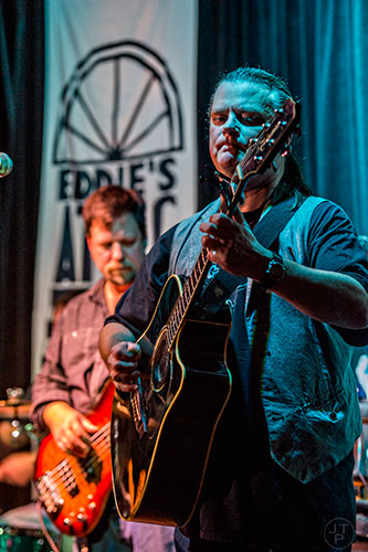 Atlanta Rhythm Section's Steve Stone (right) and Justin Senker perform on stage at Eddie's Attic in Decatur on Friday, December 11, 2015.