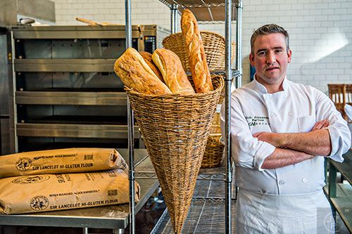 Rob Alexander is a partner and head baker at TGM Bread in Atlanta. Although filling wholesale orders only since opening on Jan. 5, the bakery will be open to the general public as well as holding food events by the end of the month.