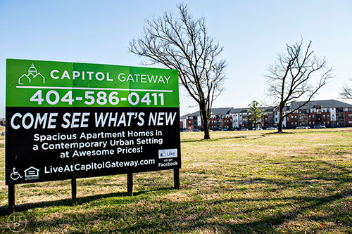 The Capitol Gateway apartments are just a stones throw away from the actual state capitol building in downtown Atlanta.