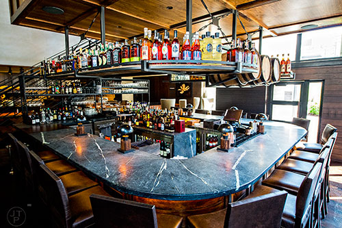 The bar at South City Kitchen in Buckhead.