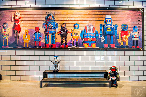 Robots rule at Grind House Killer Burgers in Decatur.