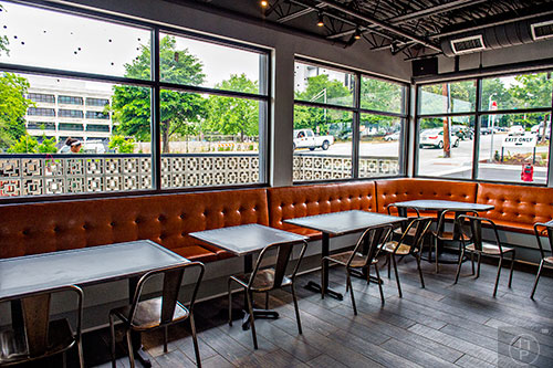 People watching will be great from inside Grind House Killer Burgers in Decatur.