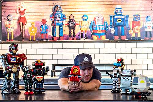 Alex Bournstein is the killer (robot) force behind Grind House Killer Burgers in Decatur.