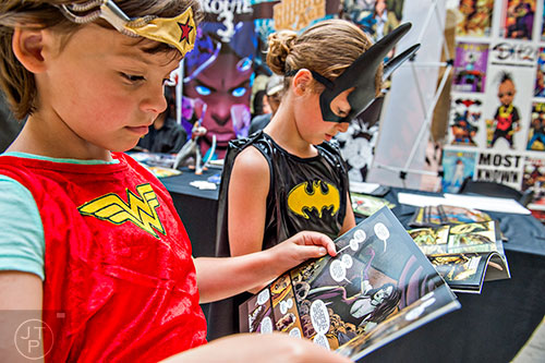 Scenes from Super Hero Day at the Fernbank Museum of Natural History in Atlanta on Sunday, June 19, 2016.