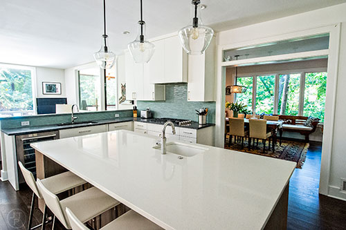 The kitchen at the Collier home, part of the Modern Atlanta Home Tour this year.