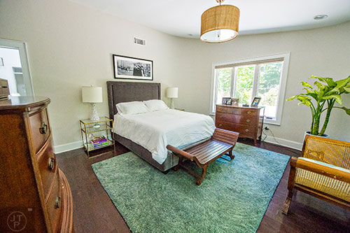 The master bedroom at the Collier home, part of the Modern Atlanta Home Tour this year.