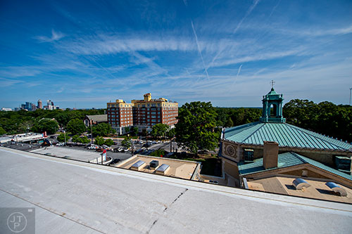 City views from the roof at 675 N. Highland.