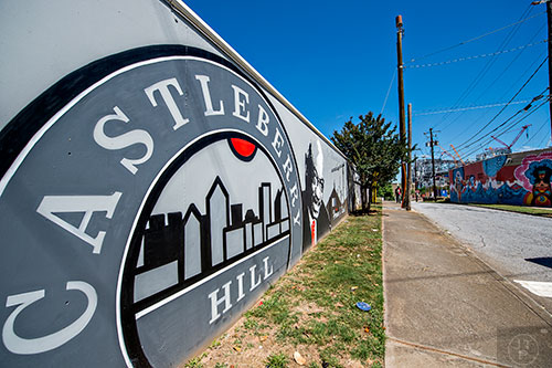 Welcome to the Castleberry Hill neighborhood of Atlanta.