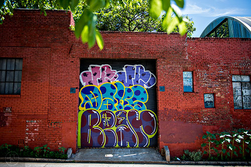 Photo: Jonathan Phillips       Graffiti on Fair Street in the Castleberry Hill neighborhood of Atlanta.