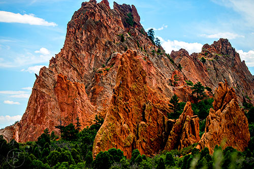 Garden of the Gods outside of Colorado Springs on Monday, August 15, 2016.