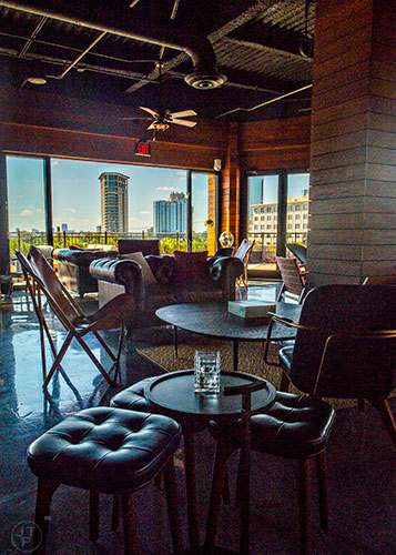 Inside The Regent Cocktail Club on the third floor at American Cut in Buckhead.