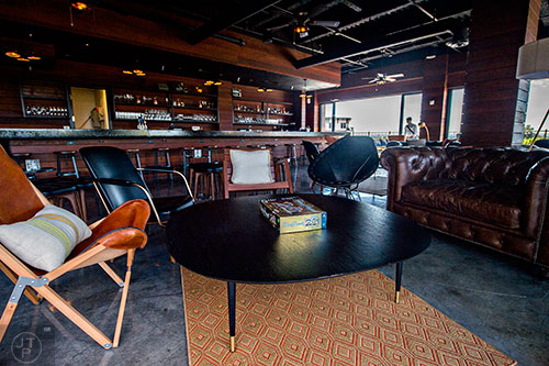Inside The Regent Cocktail Club on the third floor at American Cut in Buckhead.